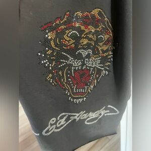 Ed Hardy by Christian Audigier Scarf Panther “Tiger” 72”.